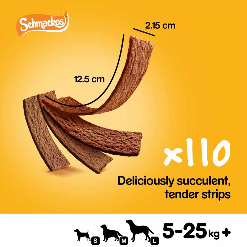 Pedigree Schmacko 110 pack Meat Variety Dog Treats Image 8
