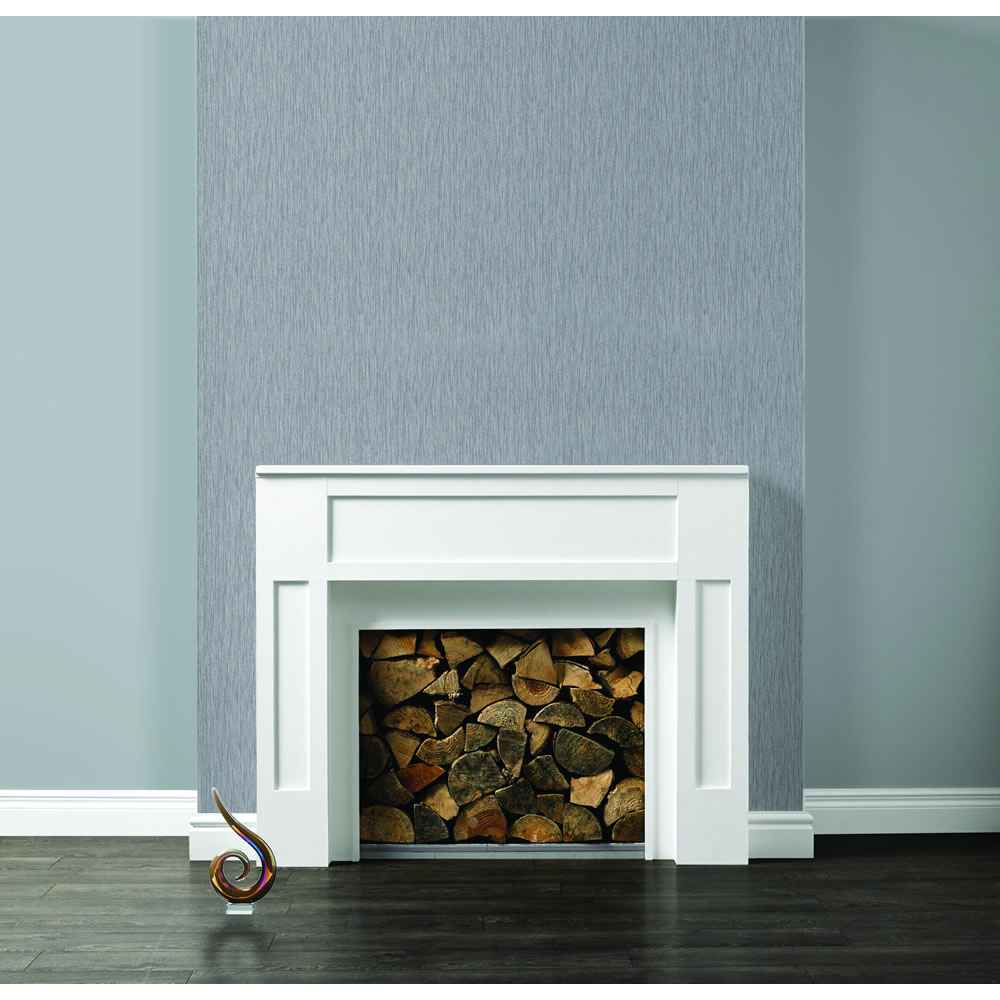 Wilko Wallpaper Best Plain Silver Wilko