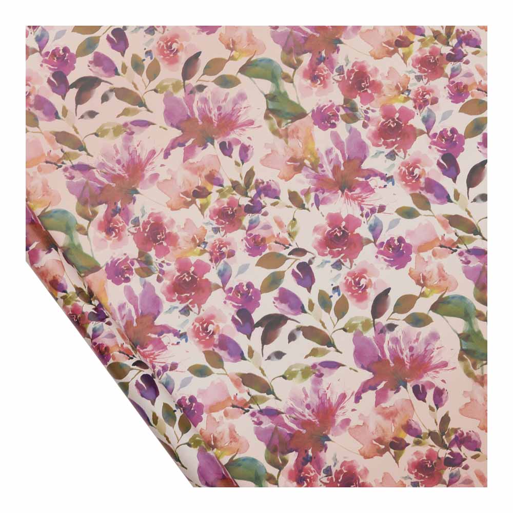 Wilko Roll Wrap 2m Floral Image