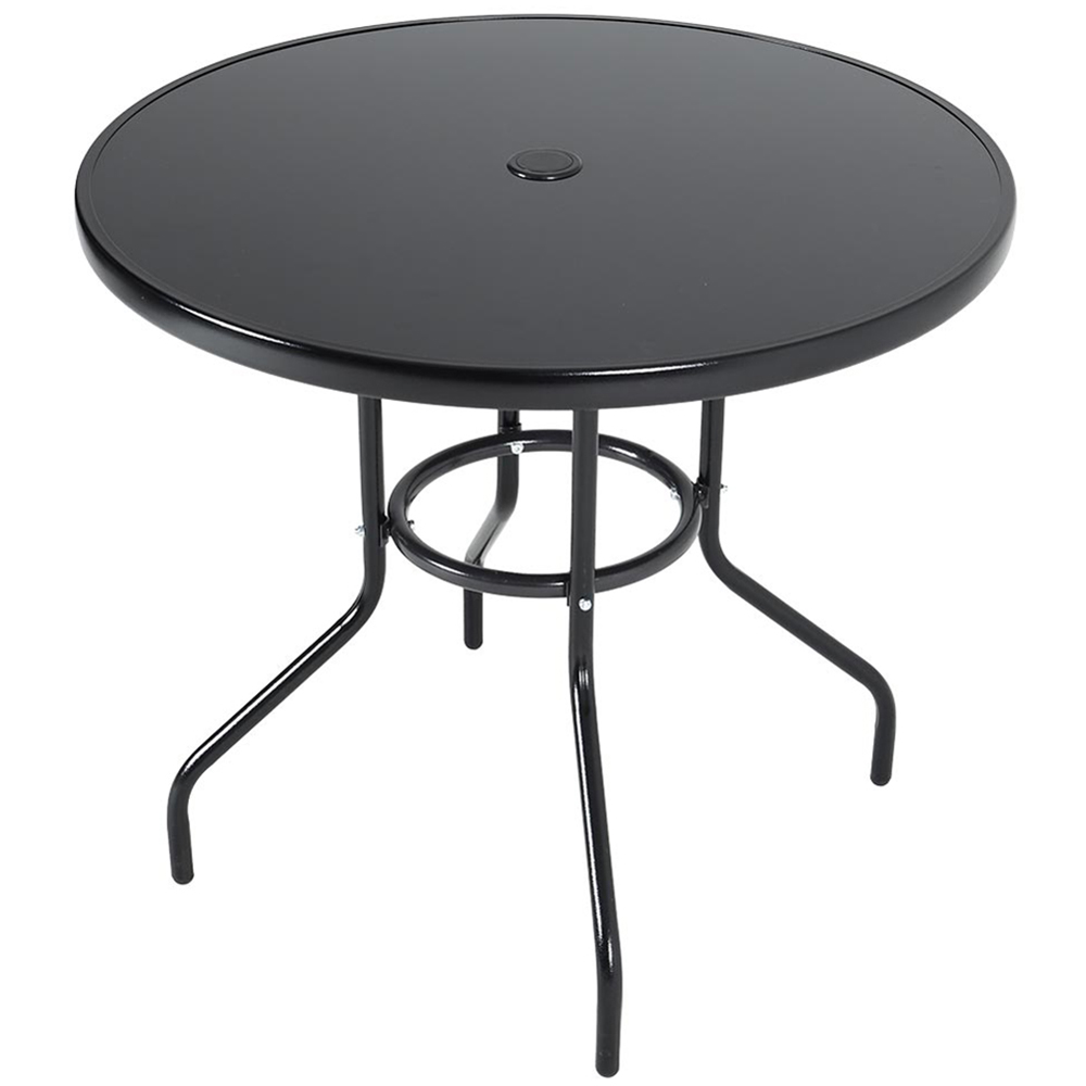 Living and Home Wicker 2 Seater Black Bistro Set Image 4