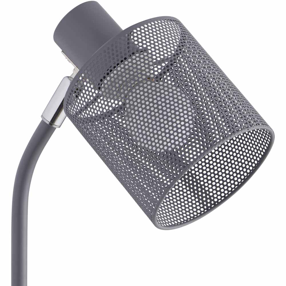Wilko Slate Perforated Table Lamp Image 3