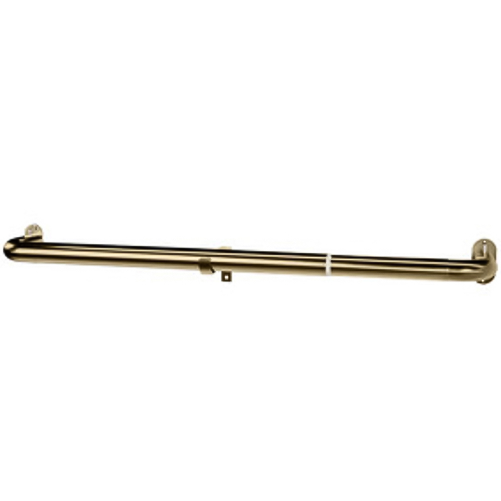 New Edge Blinds 170-300cm Antique Brass Room Darkening Extendable Curtain Pole Image 1