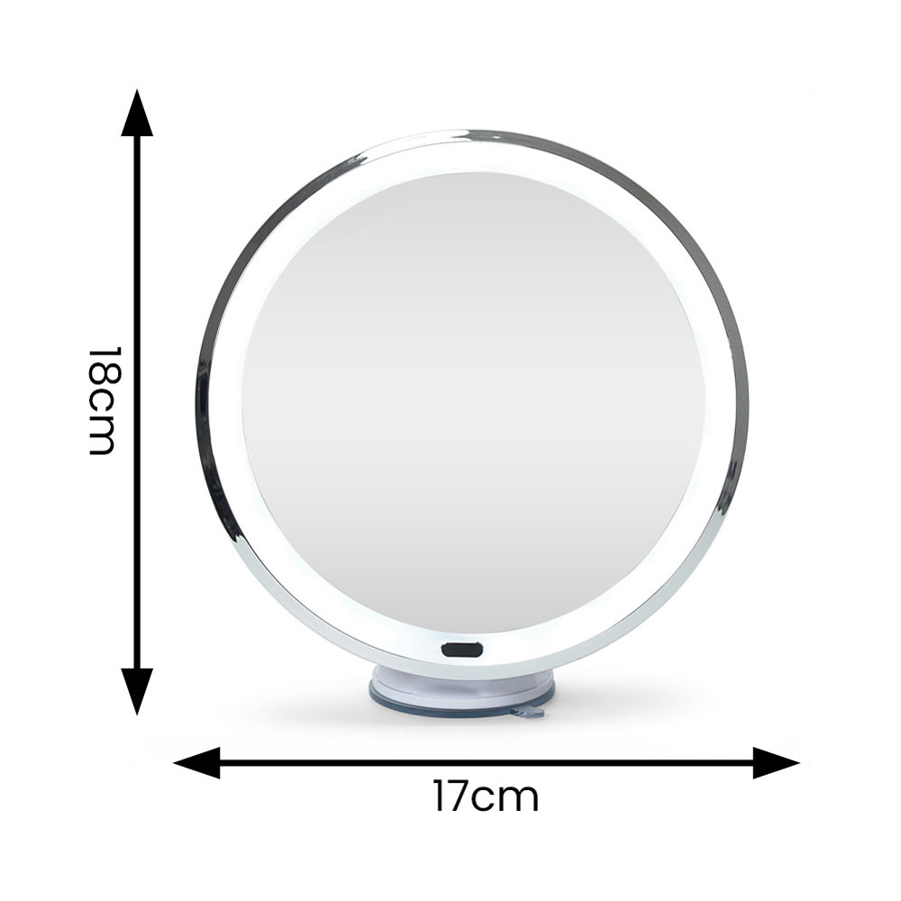 ValueLights Rechargeable LED White Suction Mirror with 5x Magnification Image 9