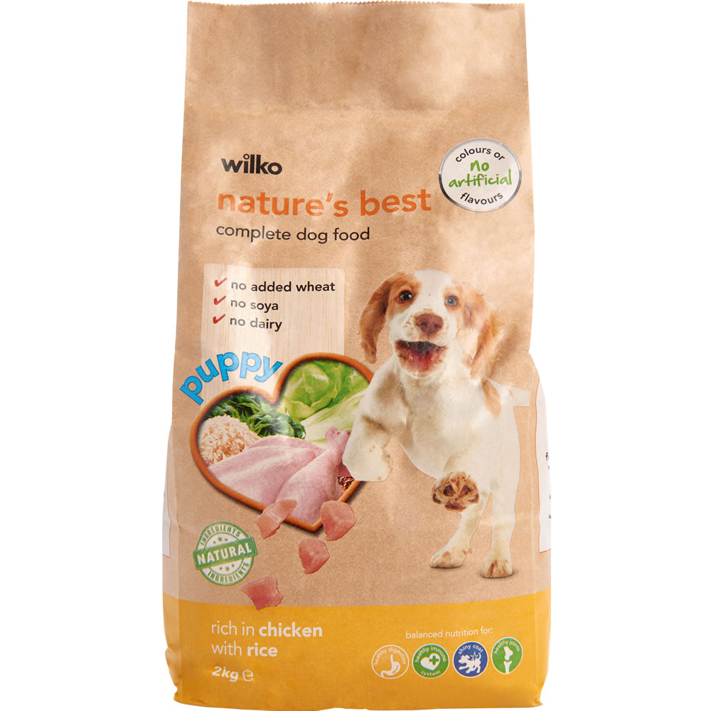 Wilko Nature's Best Chicken Flavour Dry Puppy Food  2kg Image 1