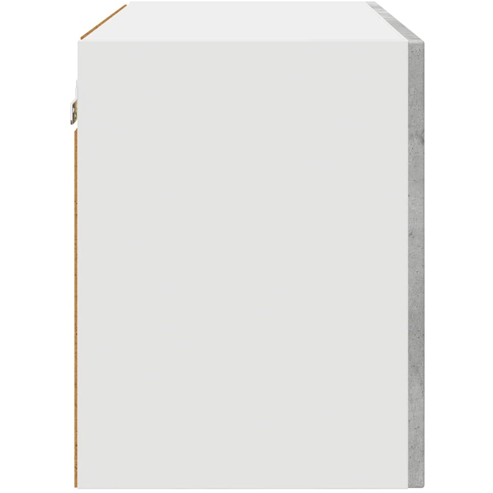 vidaXL Kalmar 2 Door Concrete Grey Wall Mounted Kitchen Cabinet Set of 2 Image 7
