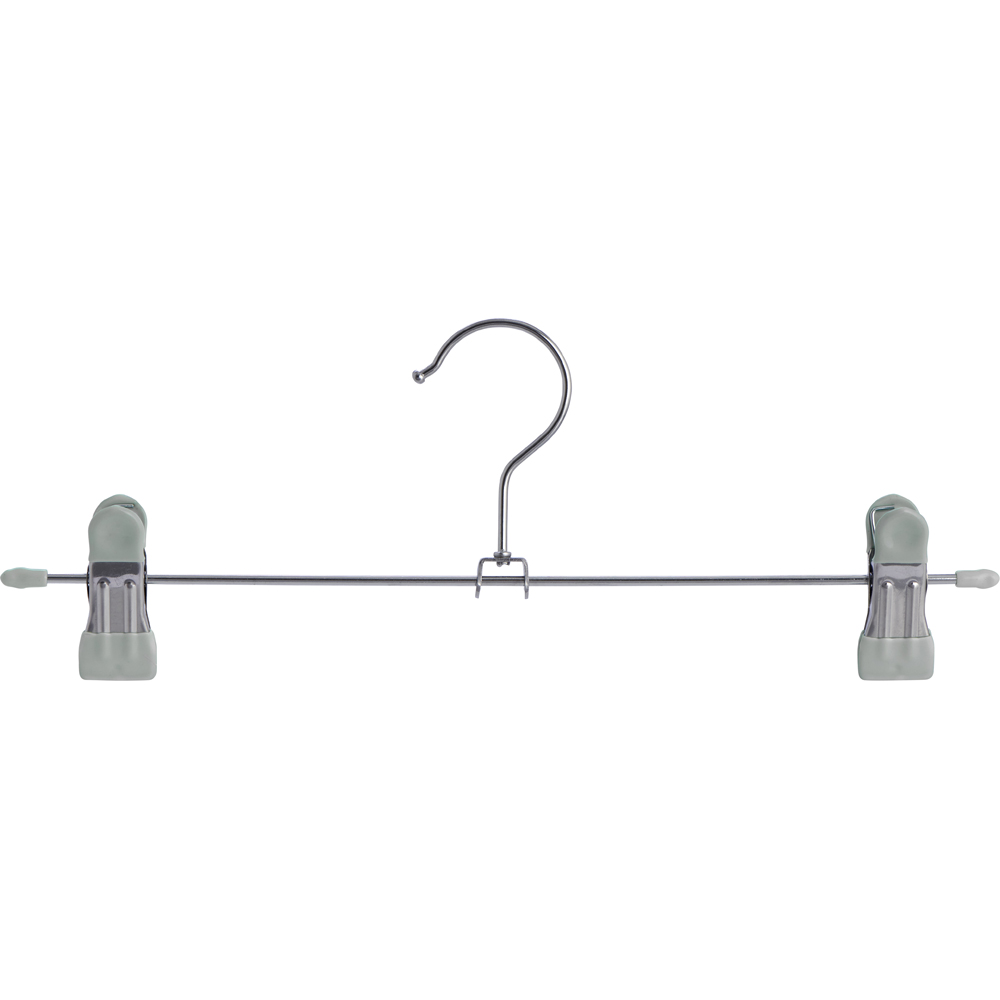 Wilko Skirt Hangers with Rubber Tipped Clasps 6 pack Image 4