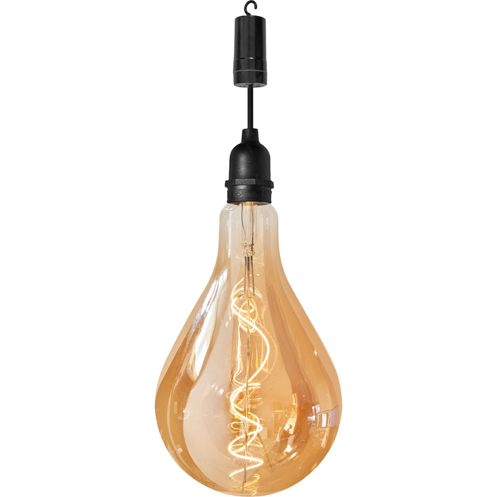 Luxform Raindrop Glass Filament Hanging Bulb Light Image 2