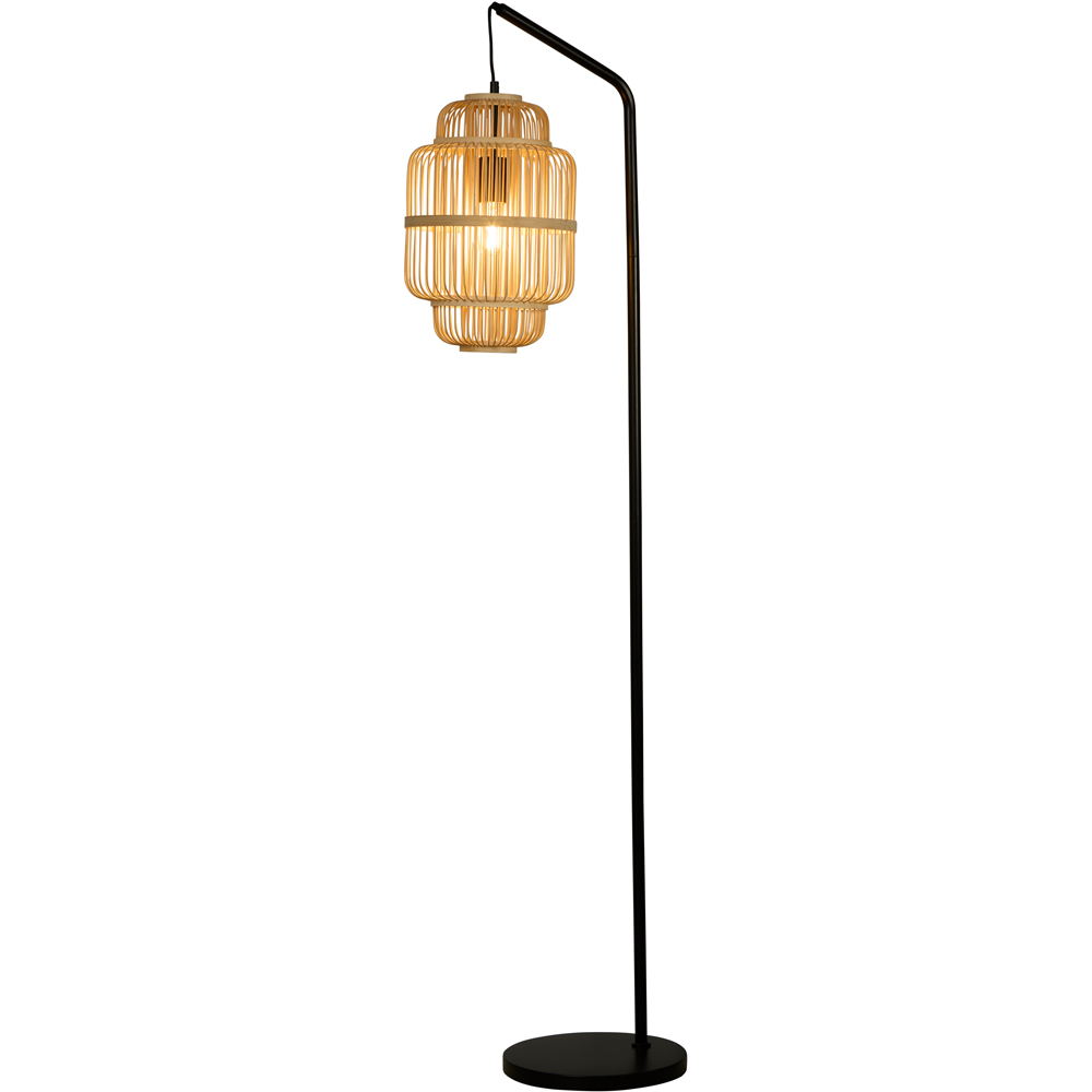 Lighting Collection Kaia Grey Drum Ceiling Shade Image 3
