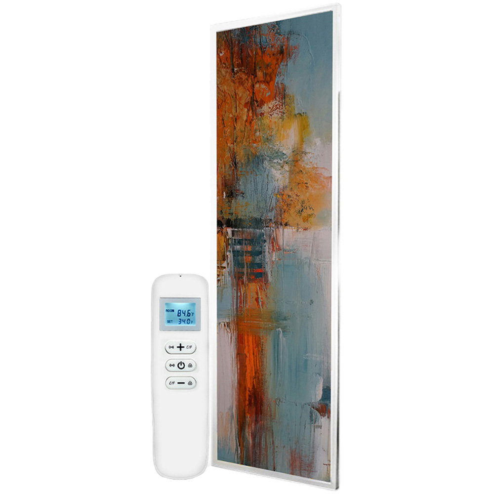 Mirrorstone Nexus 350W Autumn Lake Wi-Fi Infrared Heating Panel 295 x 1195mm Image 1