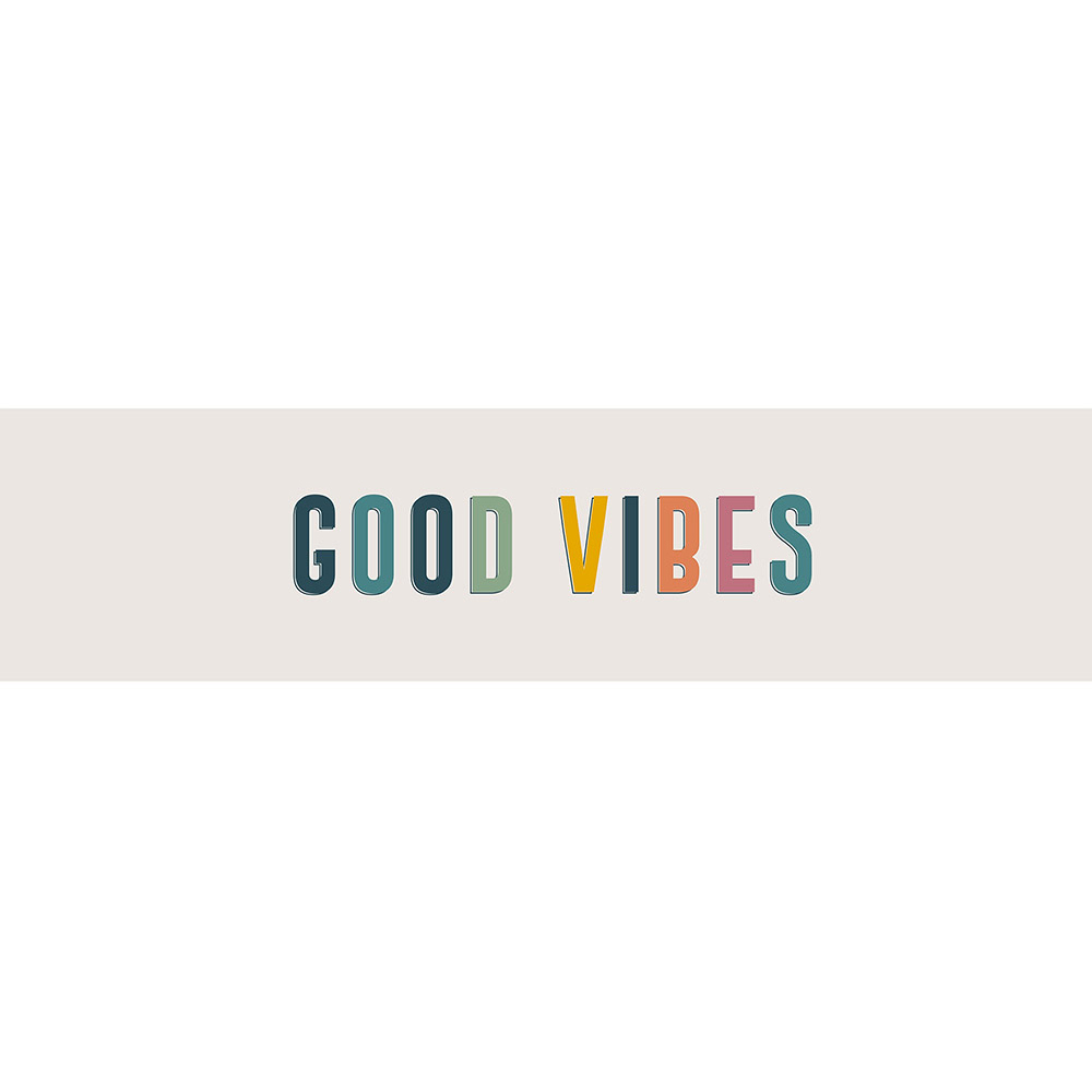 Mirrorstone Nexus Good Vibes Quote Ultraslim Wi-Fi Infrared Heating Panel 350W 295 x 1195mm Image 4
