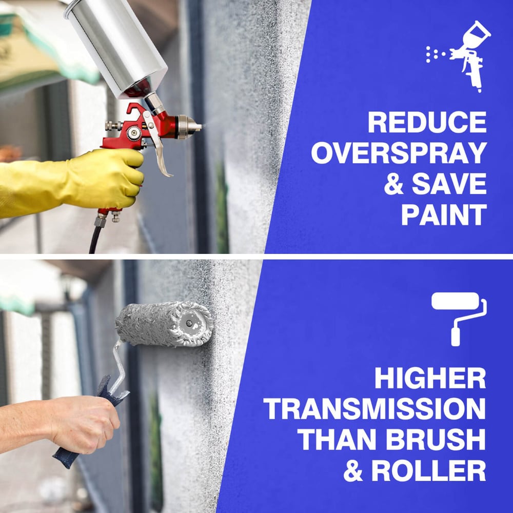 Costway HVLP Auto Paint Car Primer Air Spray Gun Kit 3 Piece Image 4