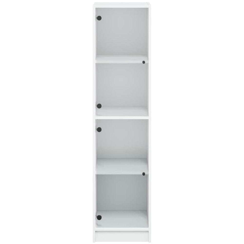 vidaXL 2 Glass Door White Highboard Image 3