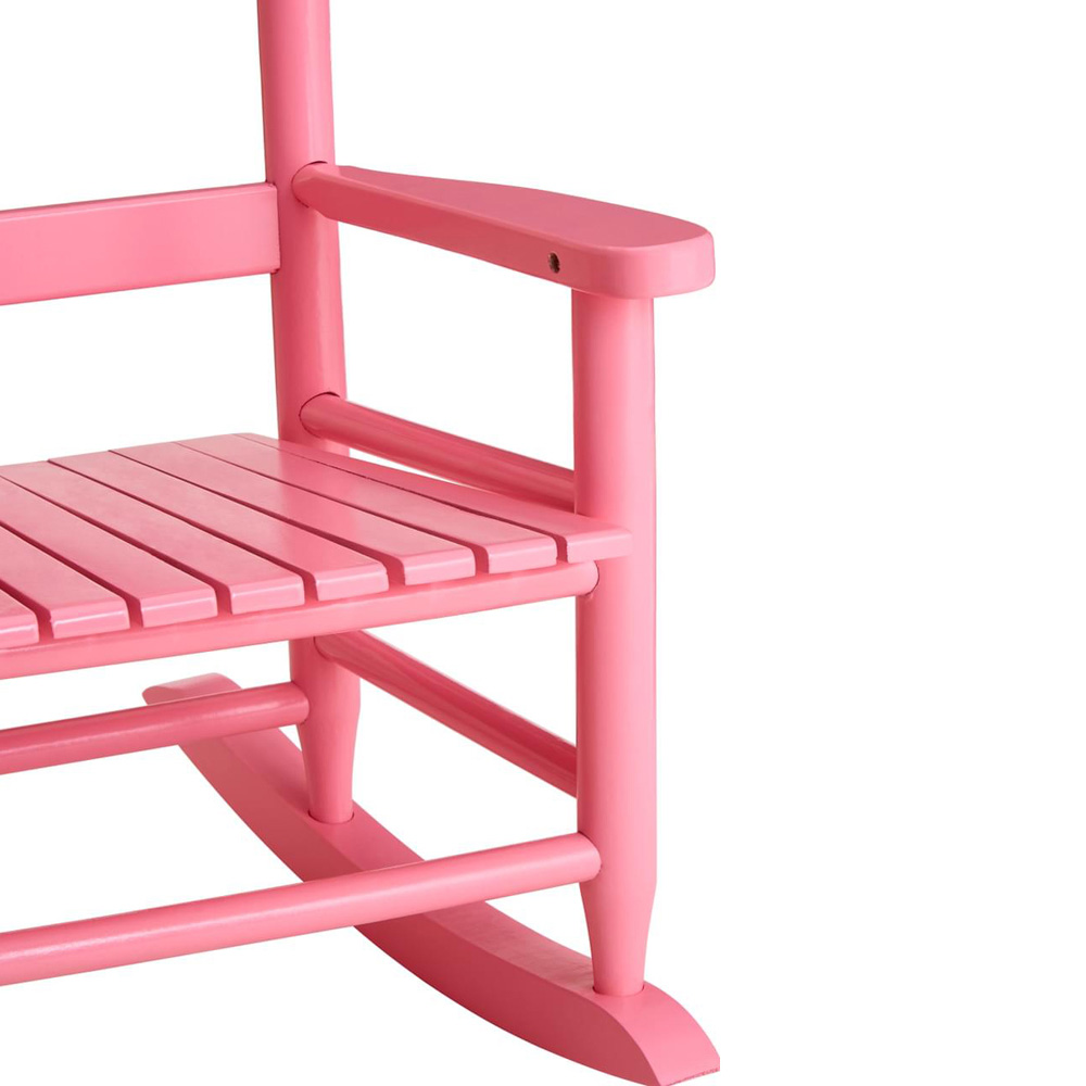 Premier Housewares Kids Pink Rocking Chair Image 7