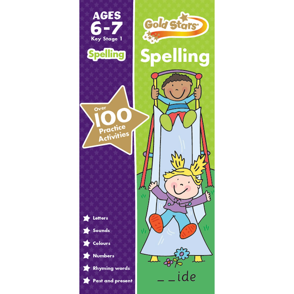 Gold Stars Key Stage 1 Spelling Ages 6-7 Years Image