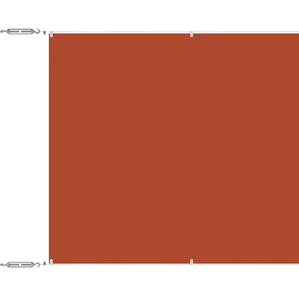 vidaXL Red Oxford Fabric Vertical Awning 60cm x 10m Image 2