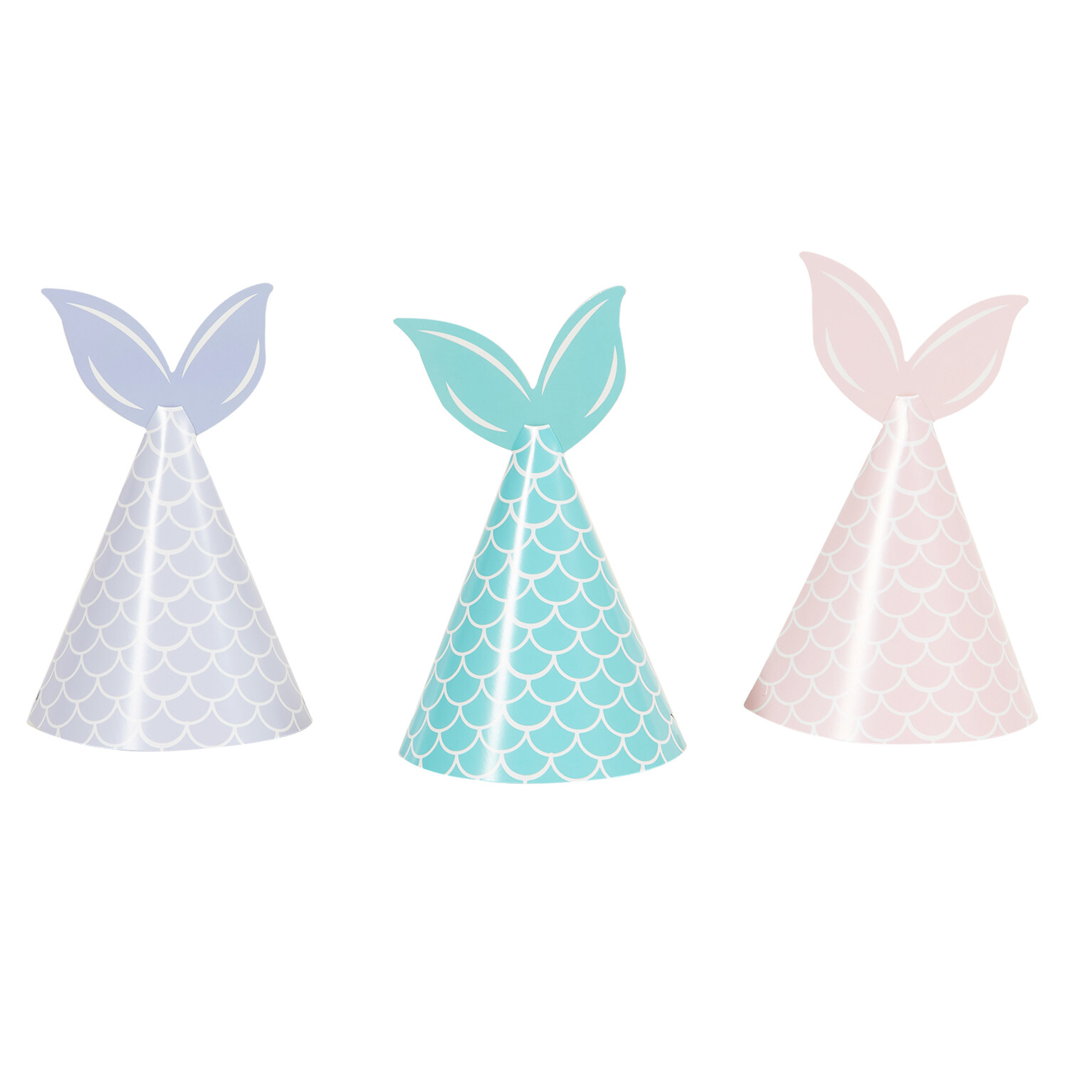 Mermaid Party Hats - Multicolour Image 1
