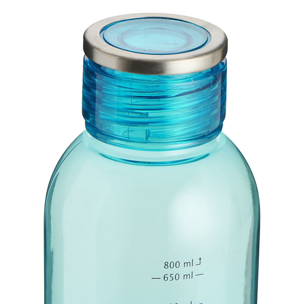 Wilko 800ml Blue Water Bottle Image 3