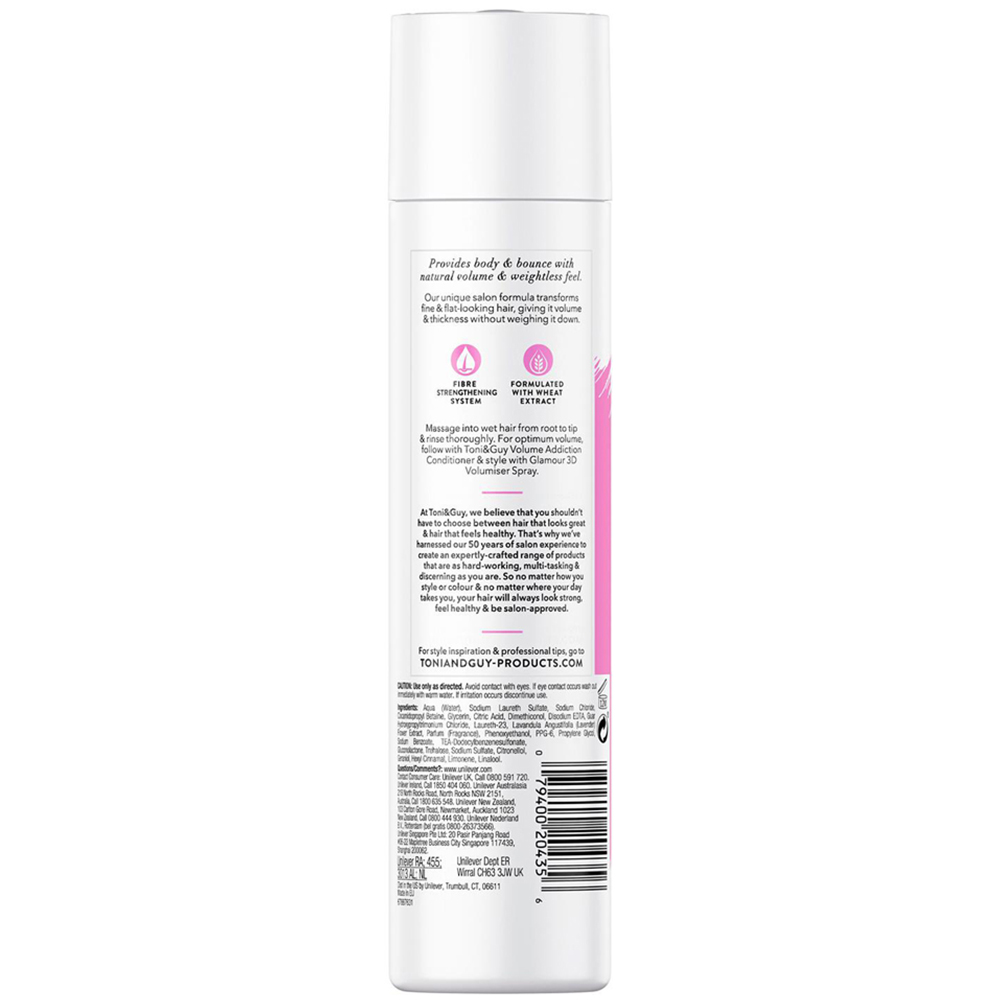 Toni & Guy Volume Addiction Shampoo and Conditioner Set 250ml Image 5