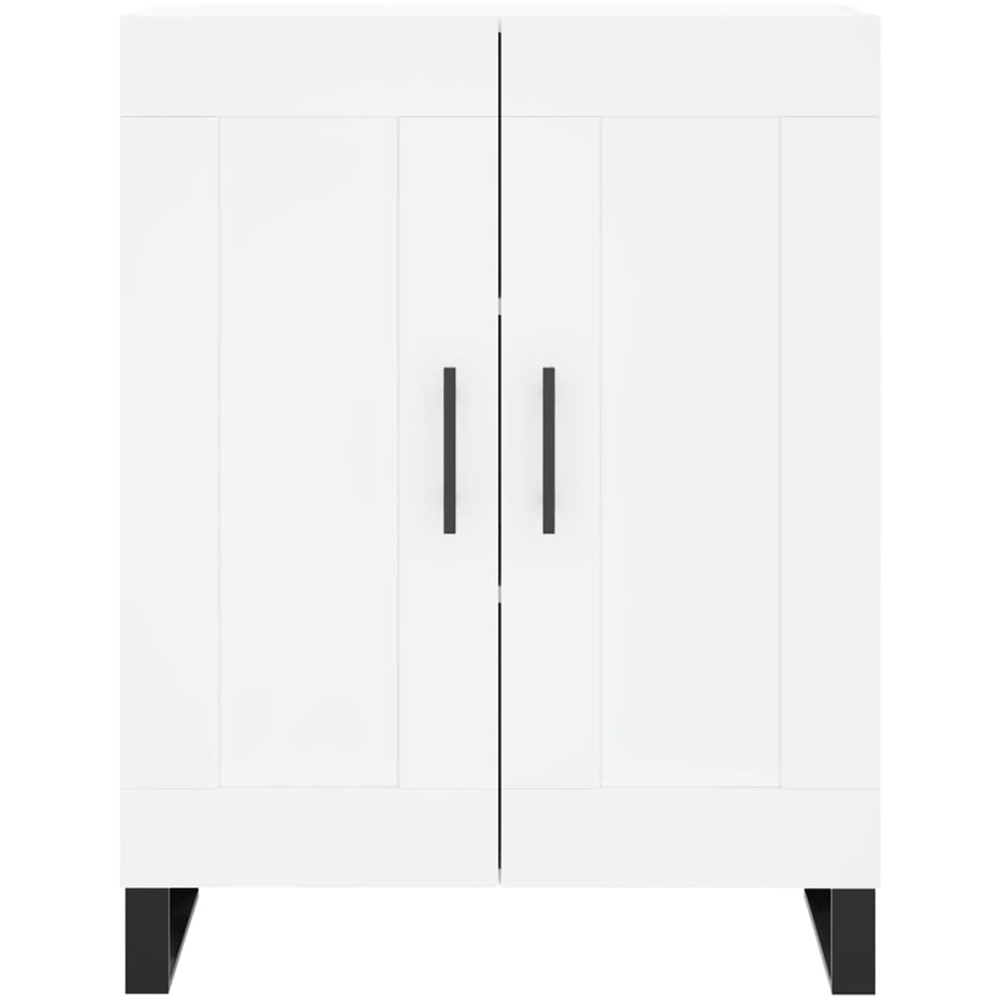 vidaXL 2 Door White Sideboard Image 5
