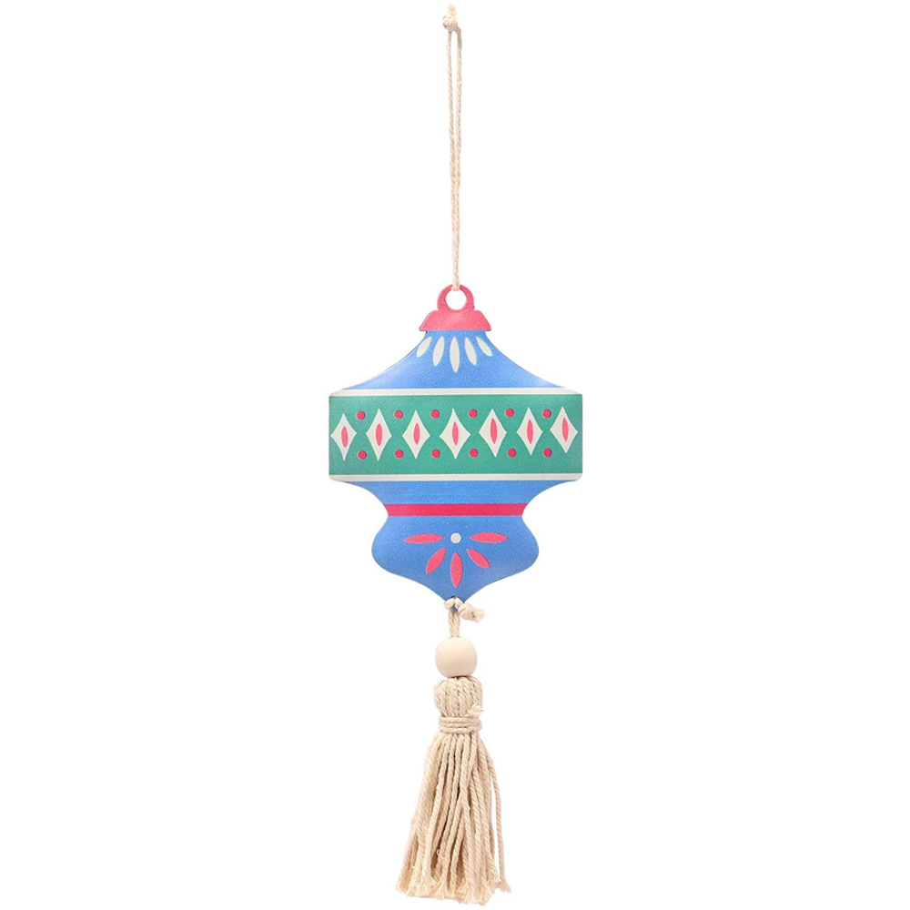 The Christmas Gift Co Hanging Metal Decorations 4 Pack Image 6
