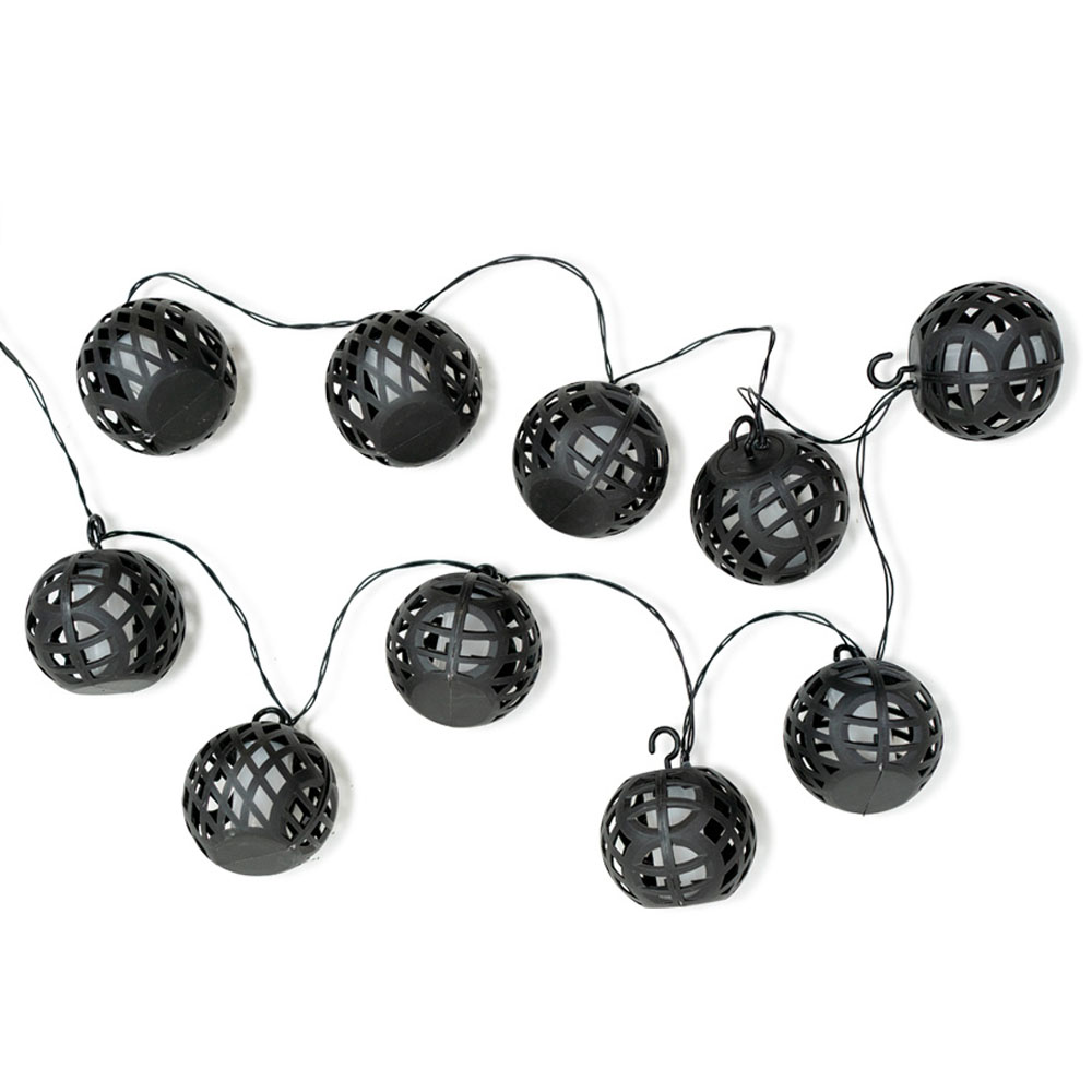ValueLights Flame Effect Lantern Solar String Lights Image 3