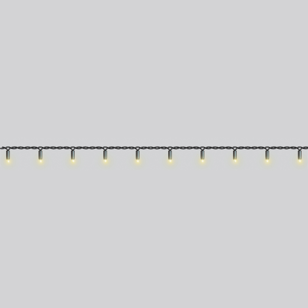 Eagle Connect Warm White LED Black String Light 100m Image 3