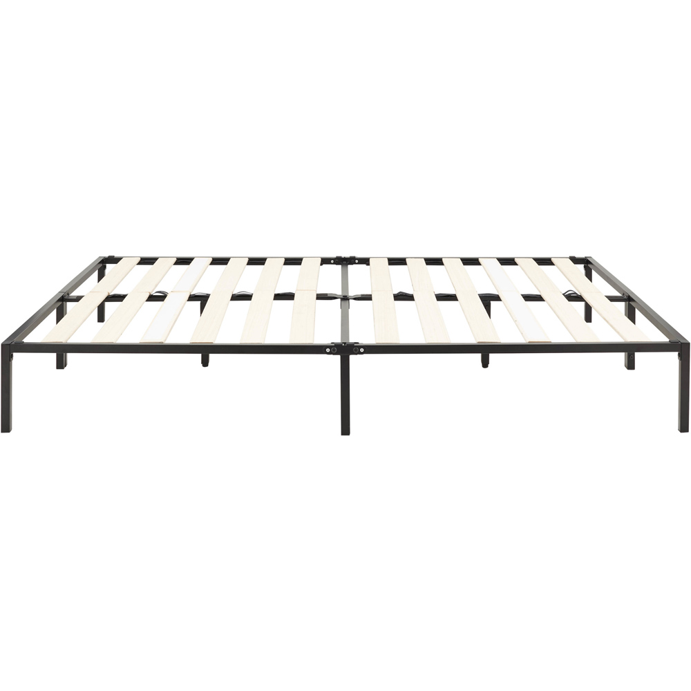 GFW Kore Double Black Platform Bed Frame Image 4