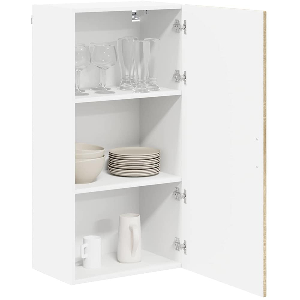 vidaXL Single Door Sonoma Oak Kitchen Wall Cabinet Image 3
