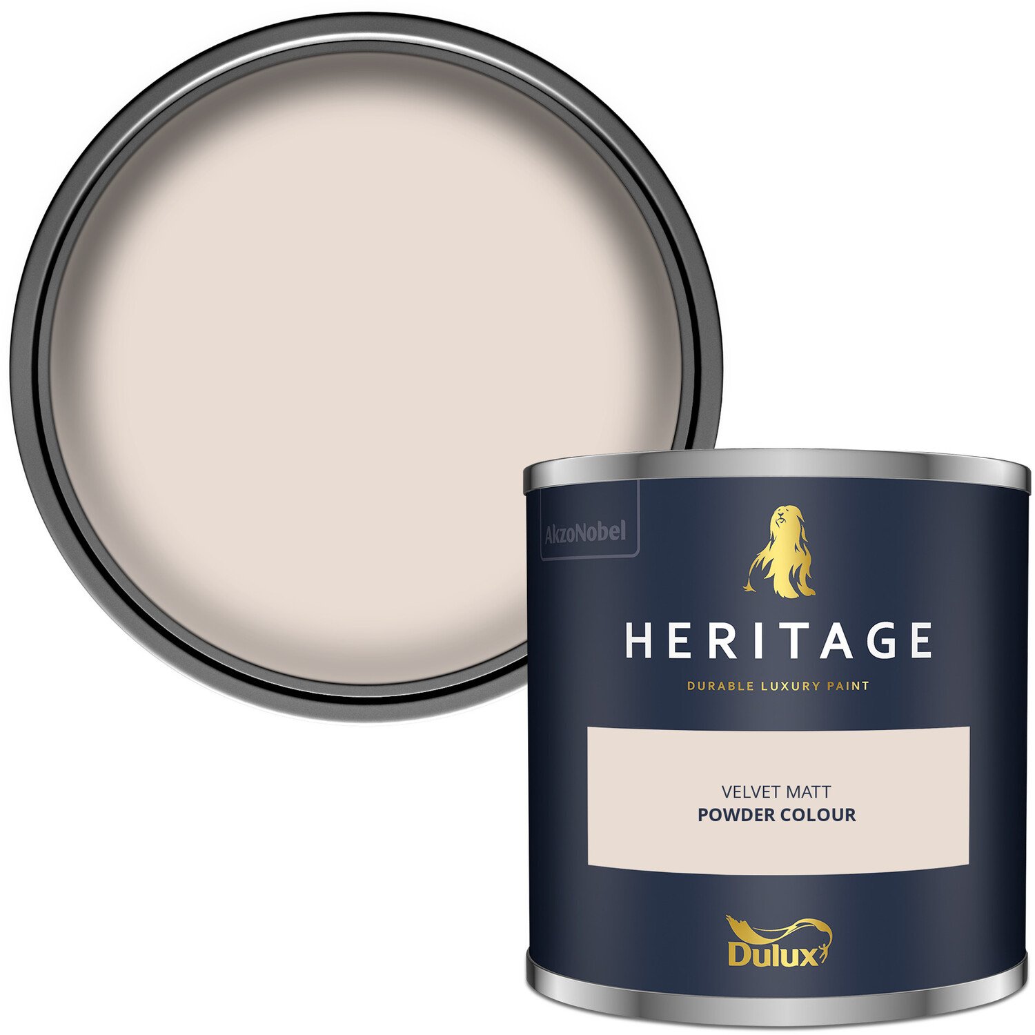 Dulux Heritage Walls and Ceilings Powder Colour Velvet Matt Emulsion Paint Tester Image 2