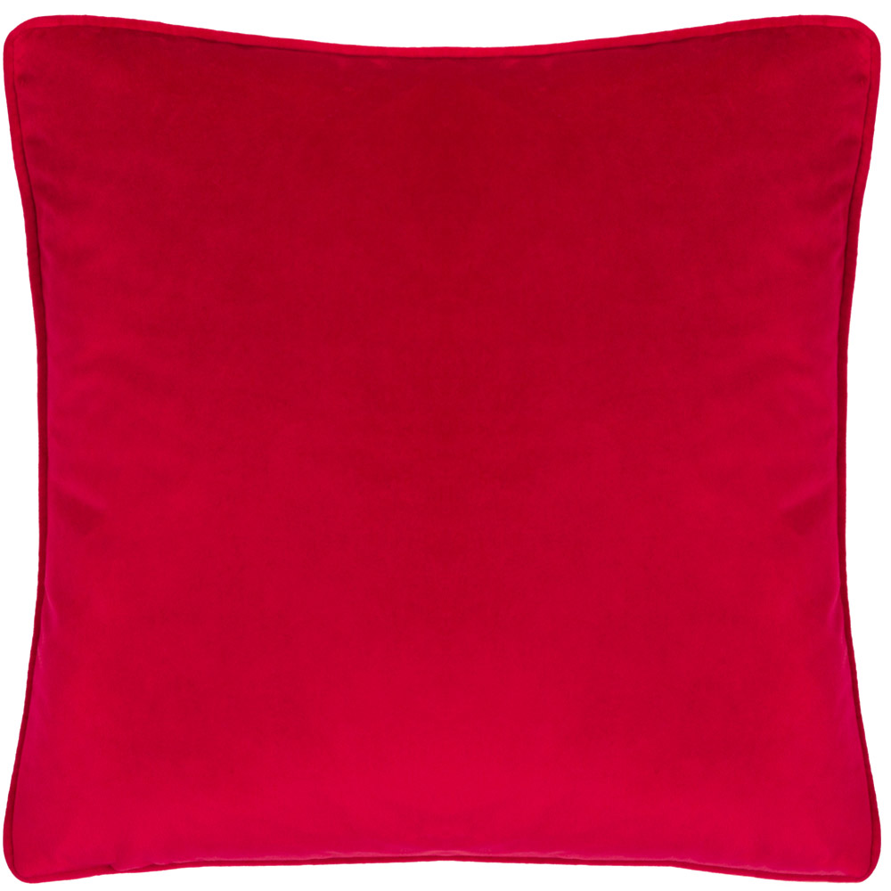 Evans Lichfield Christmas Red Winter Garden Reversible Cushion 43 x 43cm Image 3