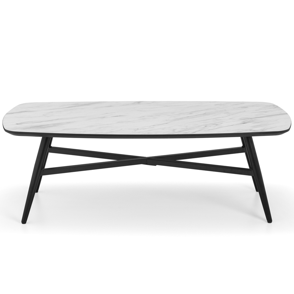 Julian Bowen Caruso Marble Effect Coffee Table Image 3