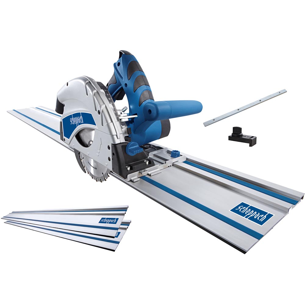 Scheppach Plunge Saw 160mm 1200W with Guide Track Image 9