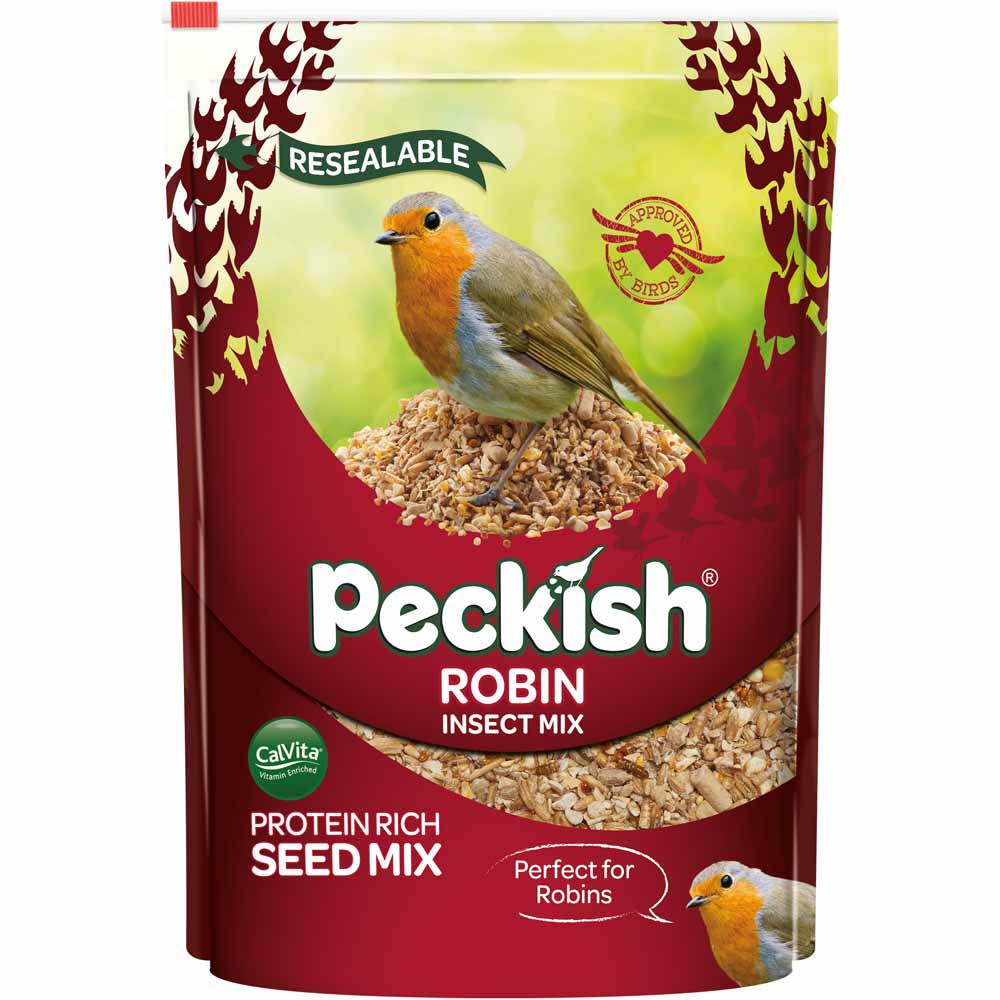 Peckish Robin Seed & Insect Wild Bird Food Mix 2kg Image