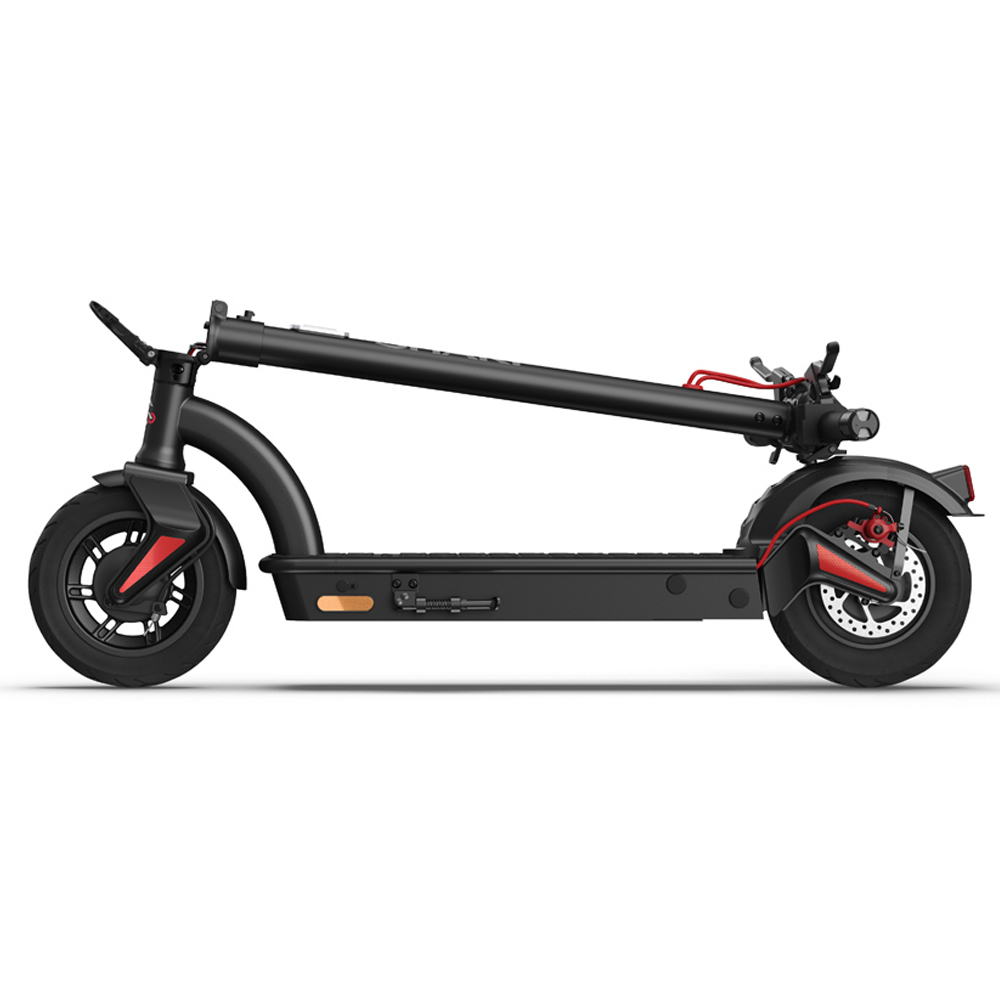 Sharp Black Kick Scooter with Rear Suspension Image 3