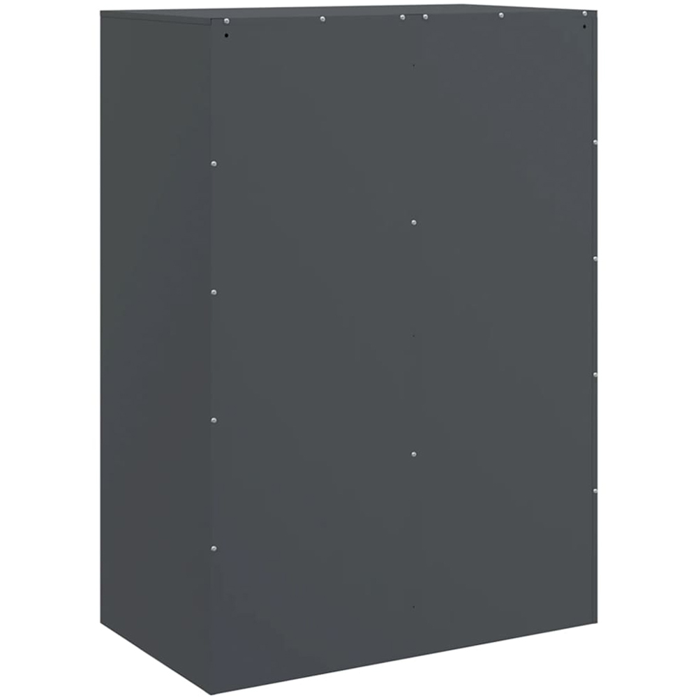 vidaXL 2 Door 2 Drawer Anthracite Highboard Image 7
