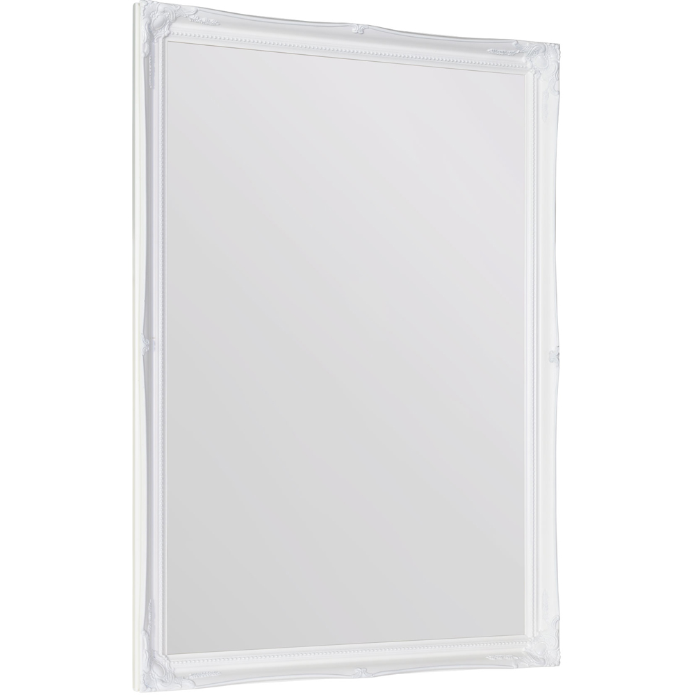 MirrorOutlet Fraser White Beaded Wall Mirror 98 x 68cm Image 4