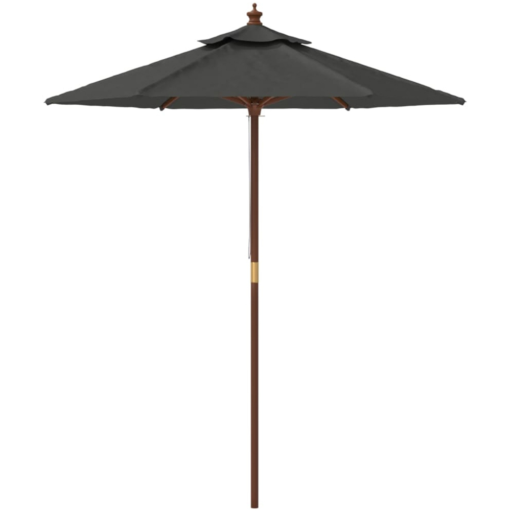 vidaXL Anthracite Garden Parasol 2.3 x 1.9m Image 3