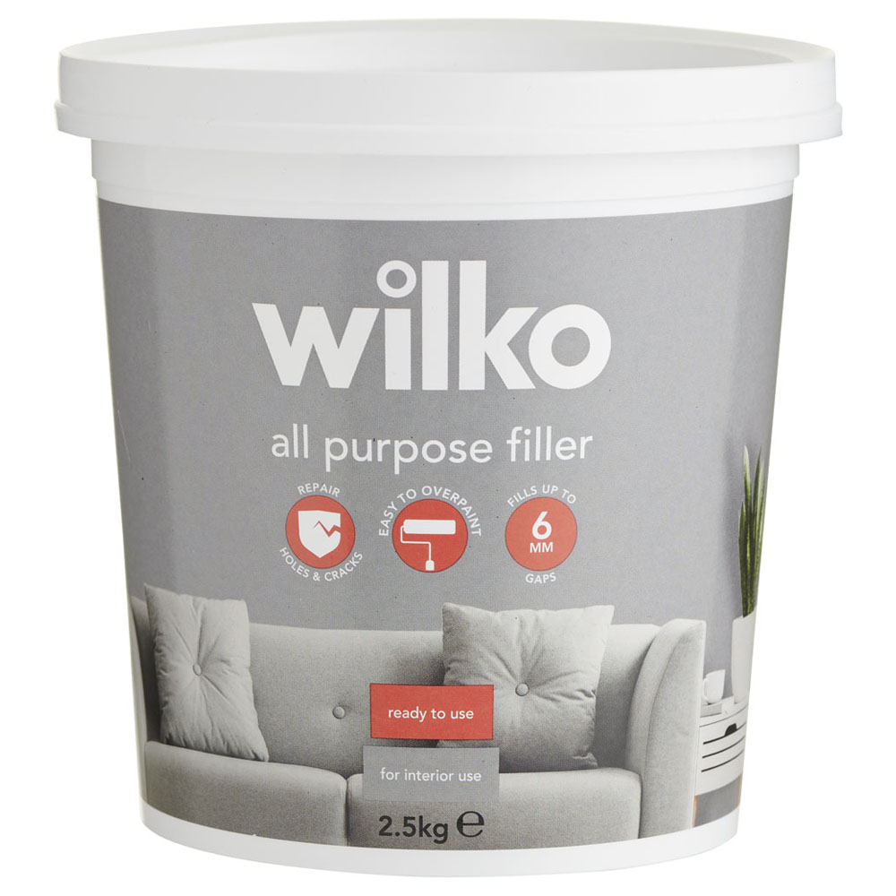Wilko Ready Mixed Filler 2.5kg Image 1