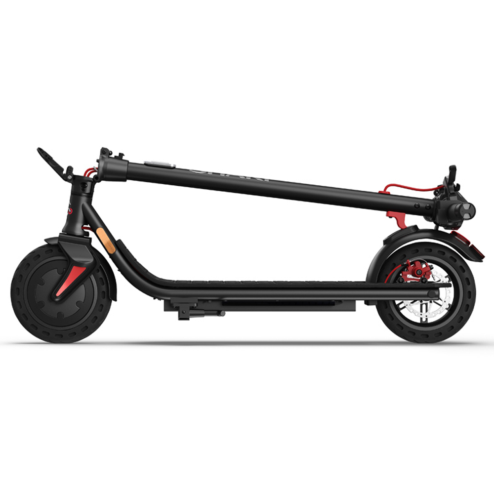 Sharp Black Kick Scooter with LED Footplate Image 4