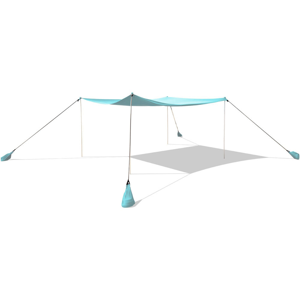 Costway 8 Person Beach Tent Sun Shelter Green Image 1