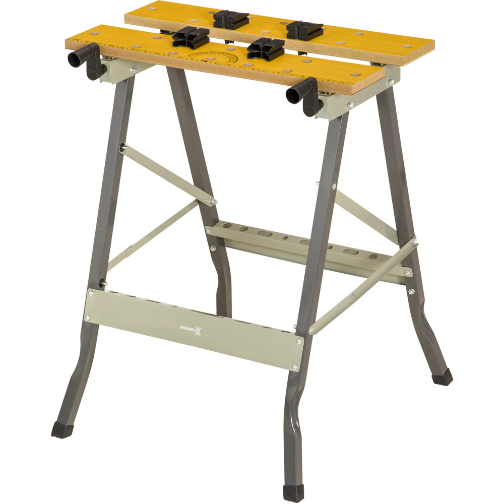 Durhand 4 in 1 Grey Foldable Workbench Image 1