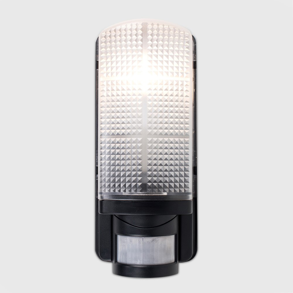 ValueLights Griffin Black Outdoor Wall Bulkhead Light with PIR Motion Sensor Image 6