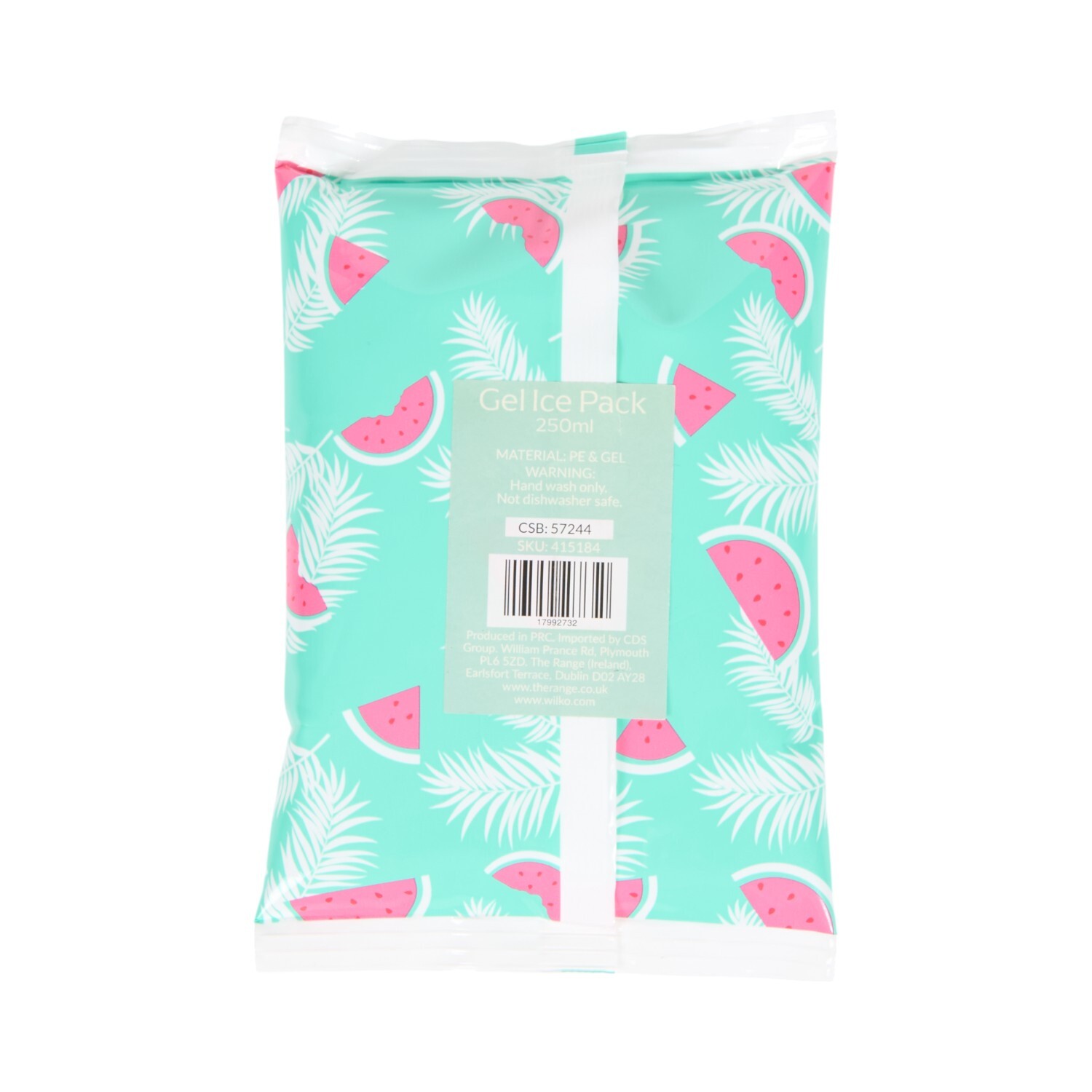 Watermelon or Popsicle Gel Ice Pack Blue Image 4