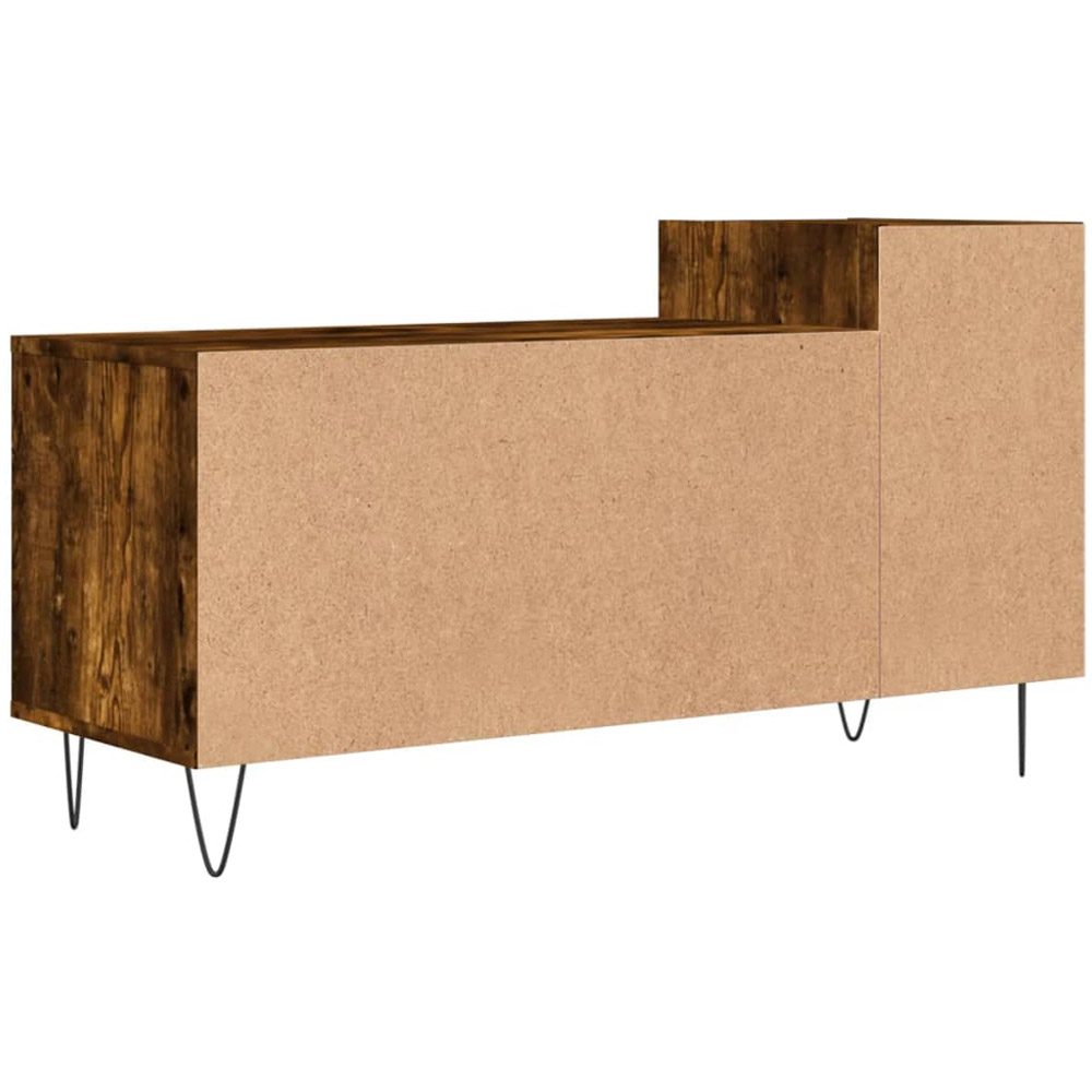 vidaXL 2 Door 3 Open Shelf Brown TV Cabinet Image 7