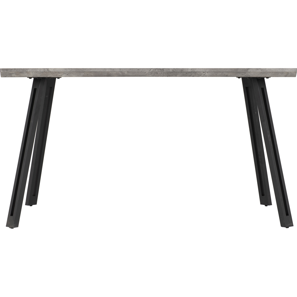 Seconique Quebec Wave Edge Concrete Dining Table Image 3