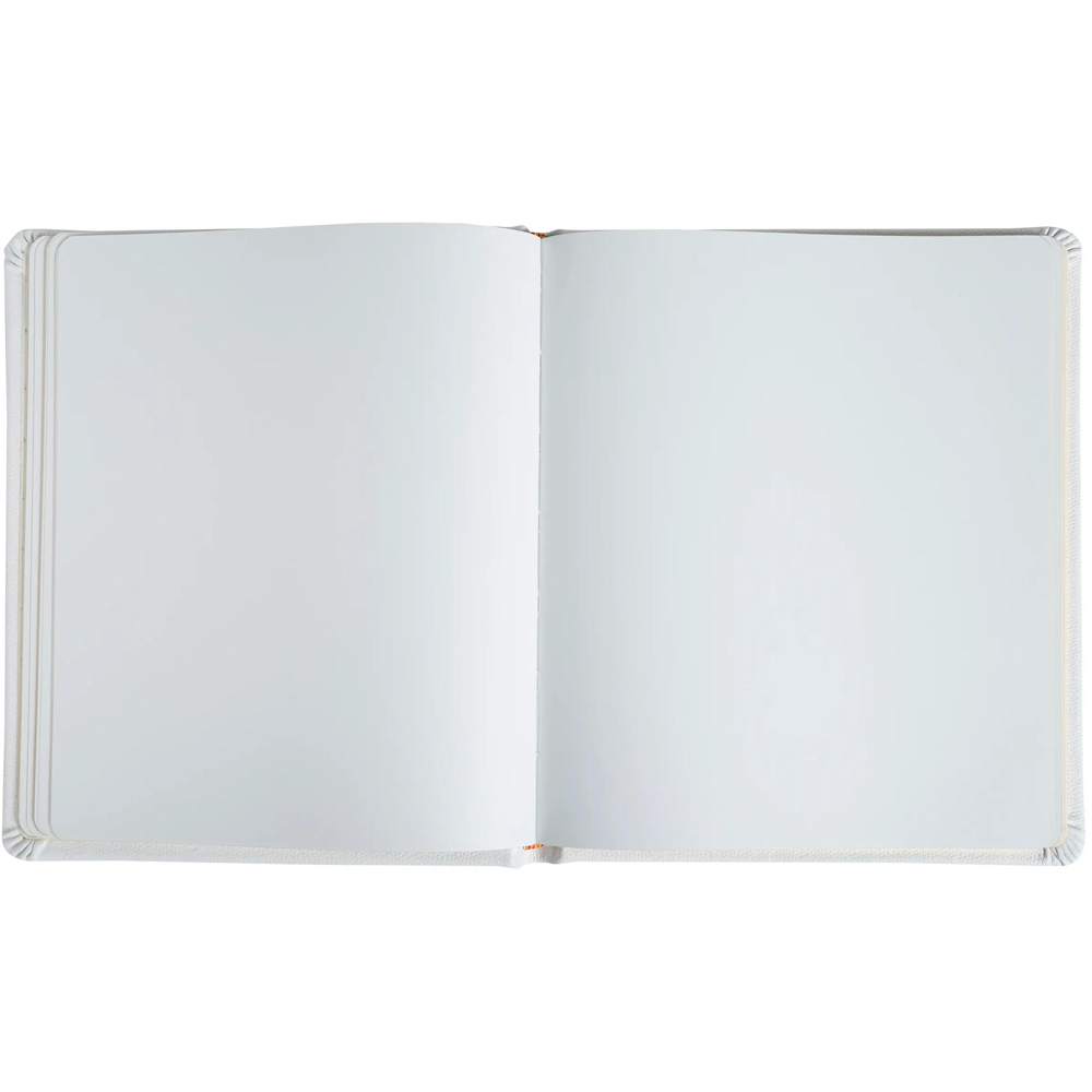 Exacompta White Leather Livre D or Guest book with French cover and Gold Edges 140 Pages Image 4