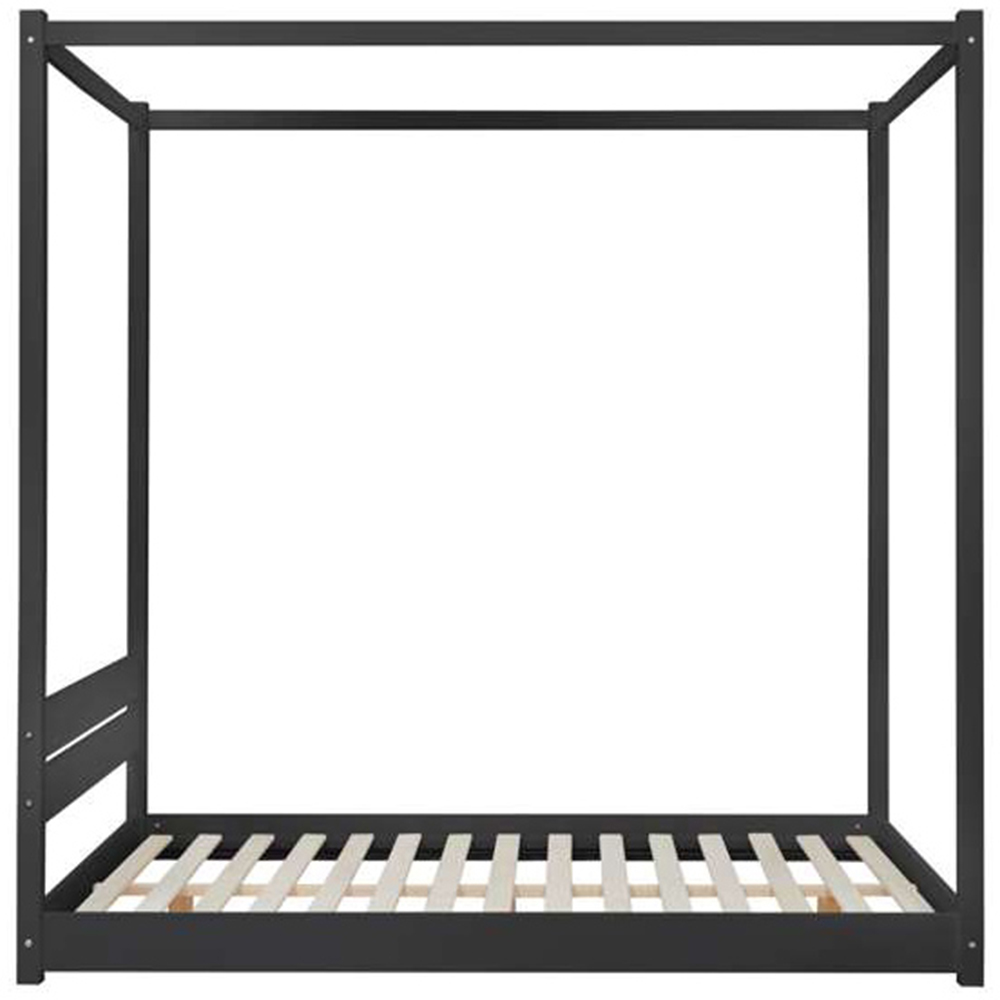 Darwin Double Black Four Poster Bed Image 4