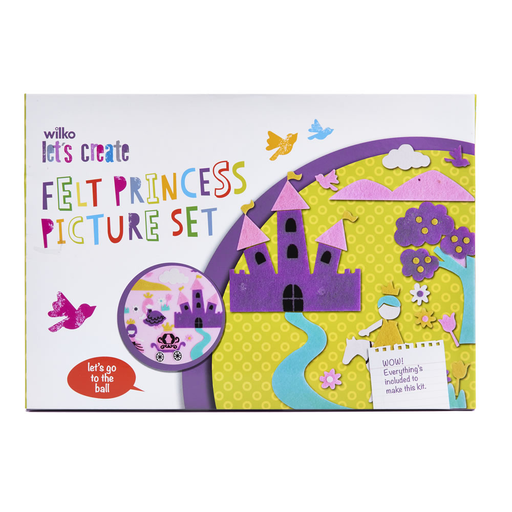 Single Wilko Felt Picture Play Set in Assorted styles Image 3
