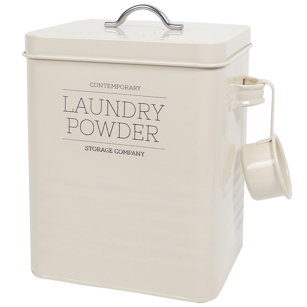 Single Embossed Laundry Powder Storage Box in Assorted styles Image