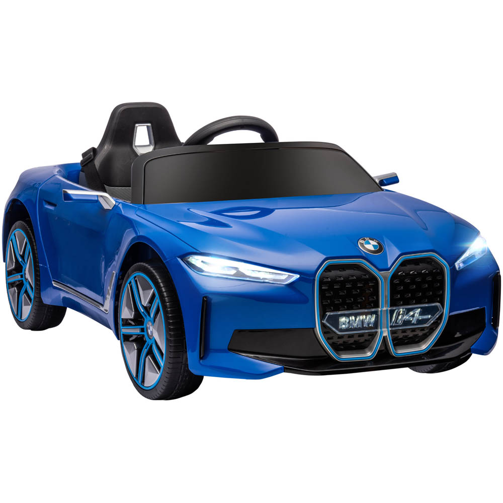 Tommy Toys BMW I4 Kids Ride On Electric Car Blue 12V Image 1